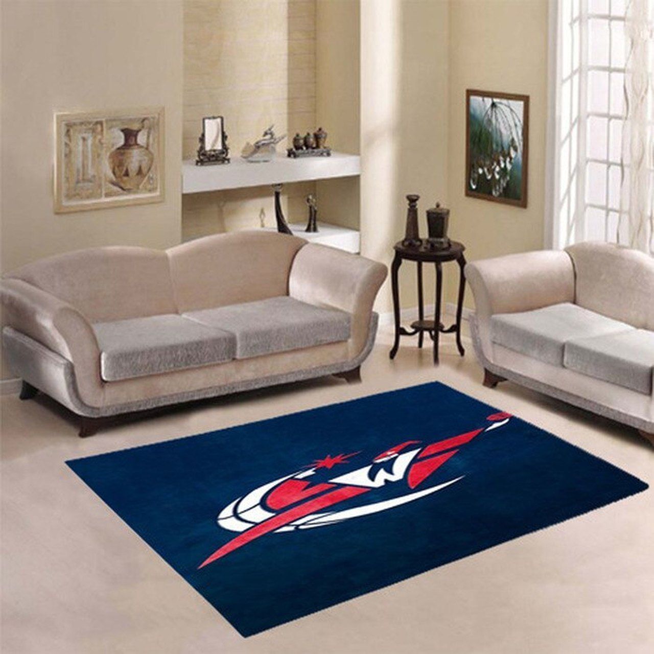 Amazon Washington Wizards Living Room Area Rug