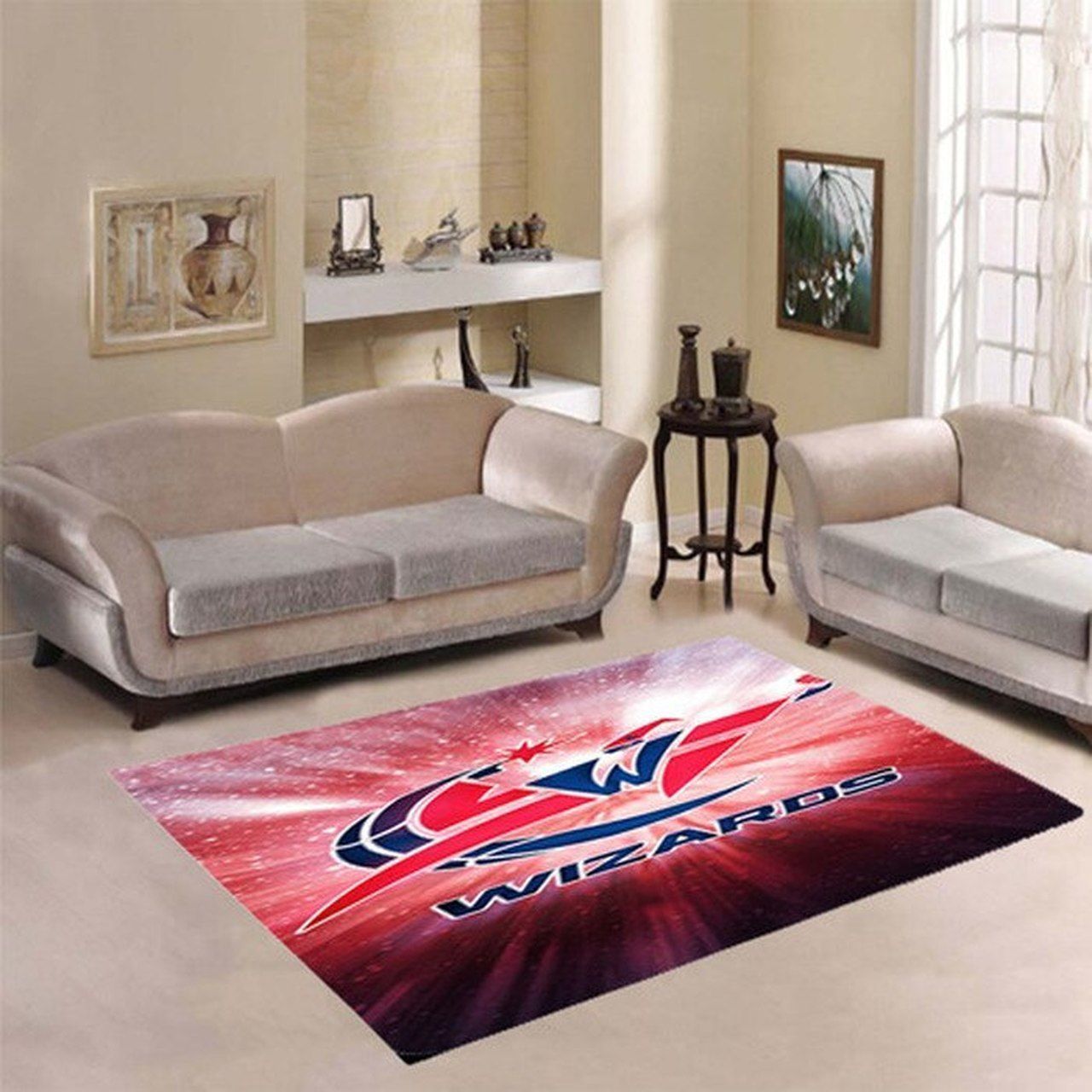 Amazon Washington Wizards Living Room Area Rug