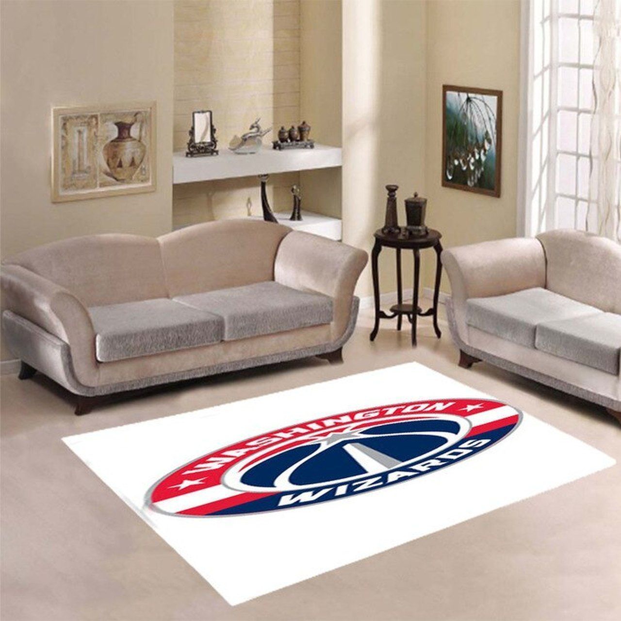 Amazon Washington Wizards Living Room Area Rug