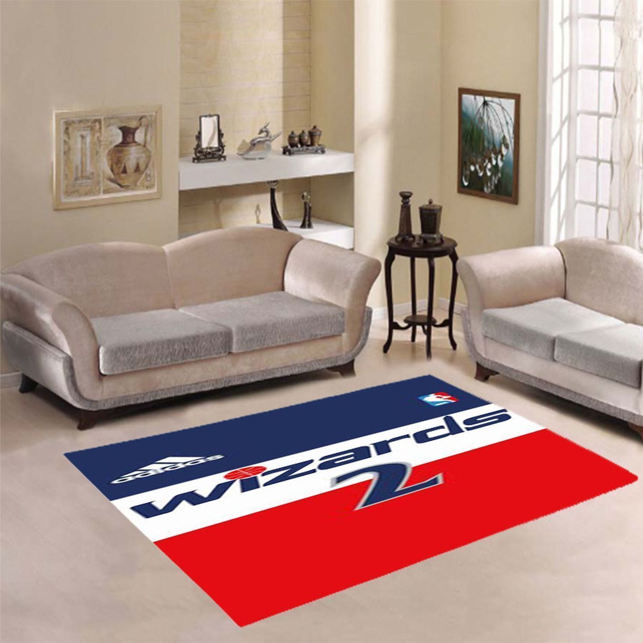 Amazon Washington Wizards Living Room Area Rug
