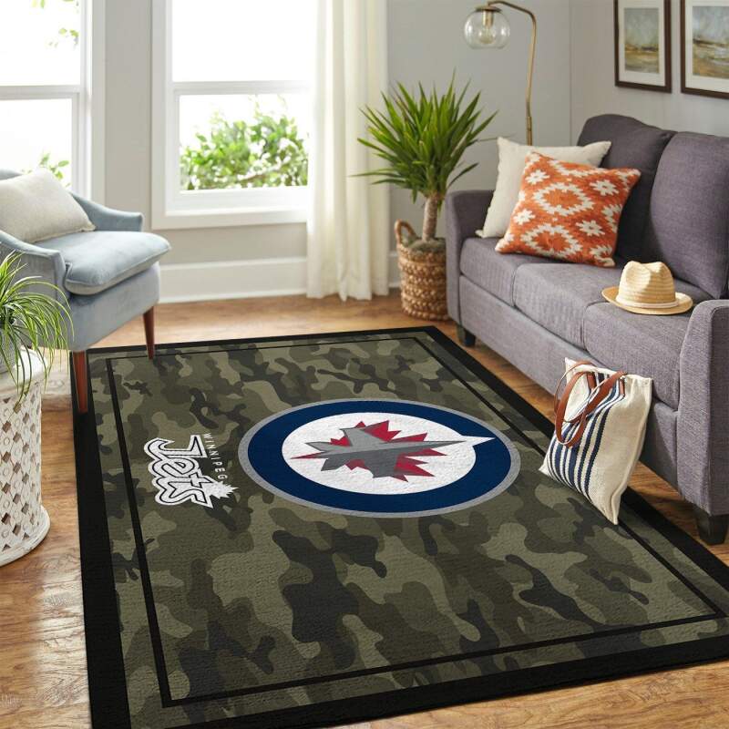 Amazon Winnipeg Jets Living Room Area Rug
