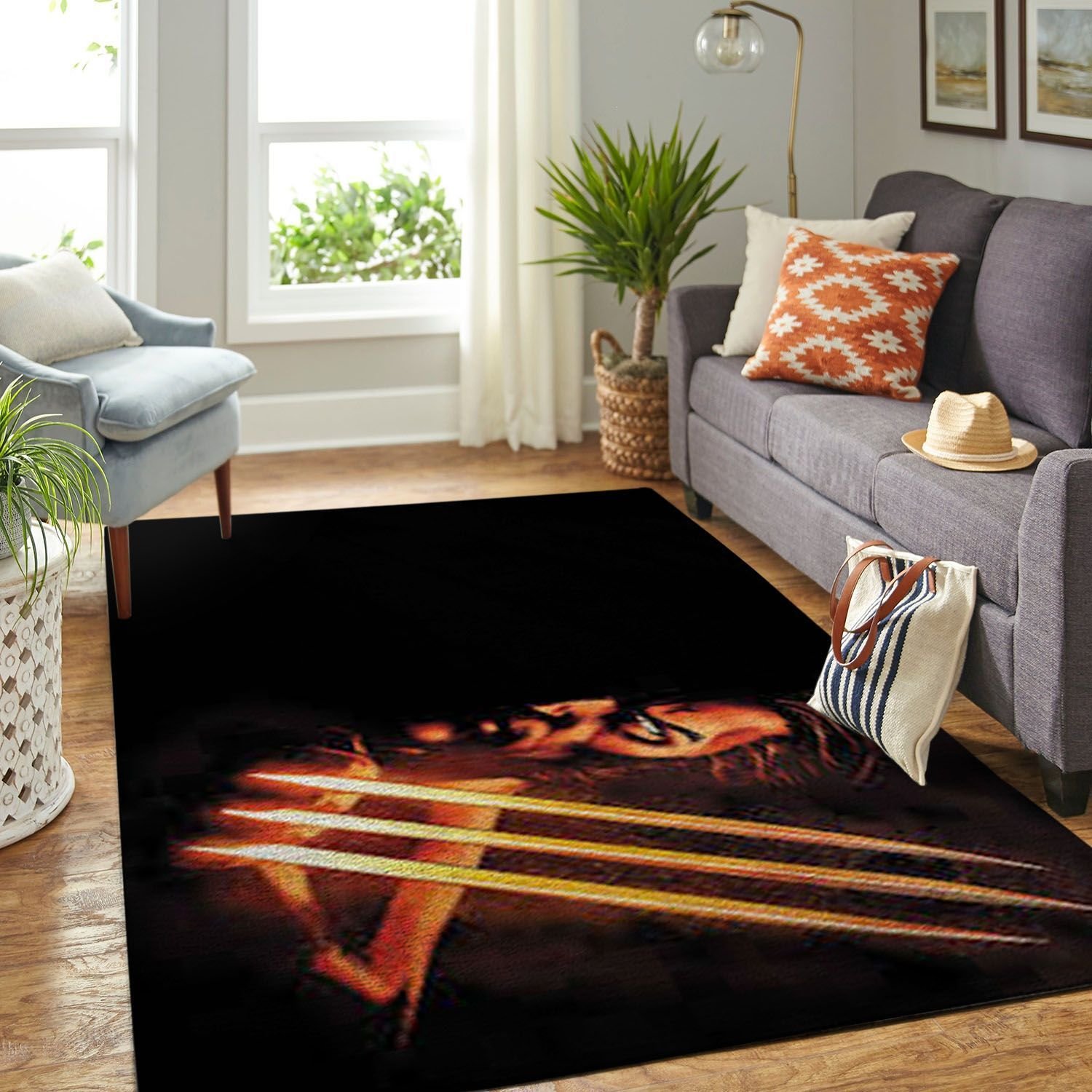 Amazon Wolverine Xmen Living Room Area Rug