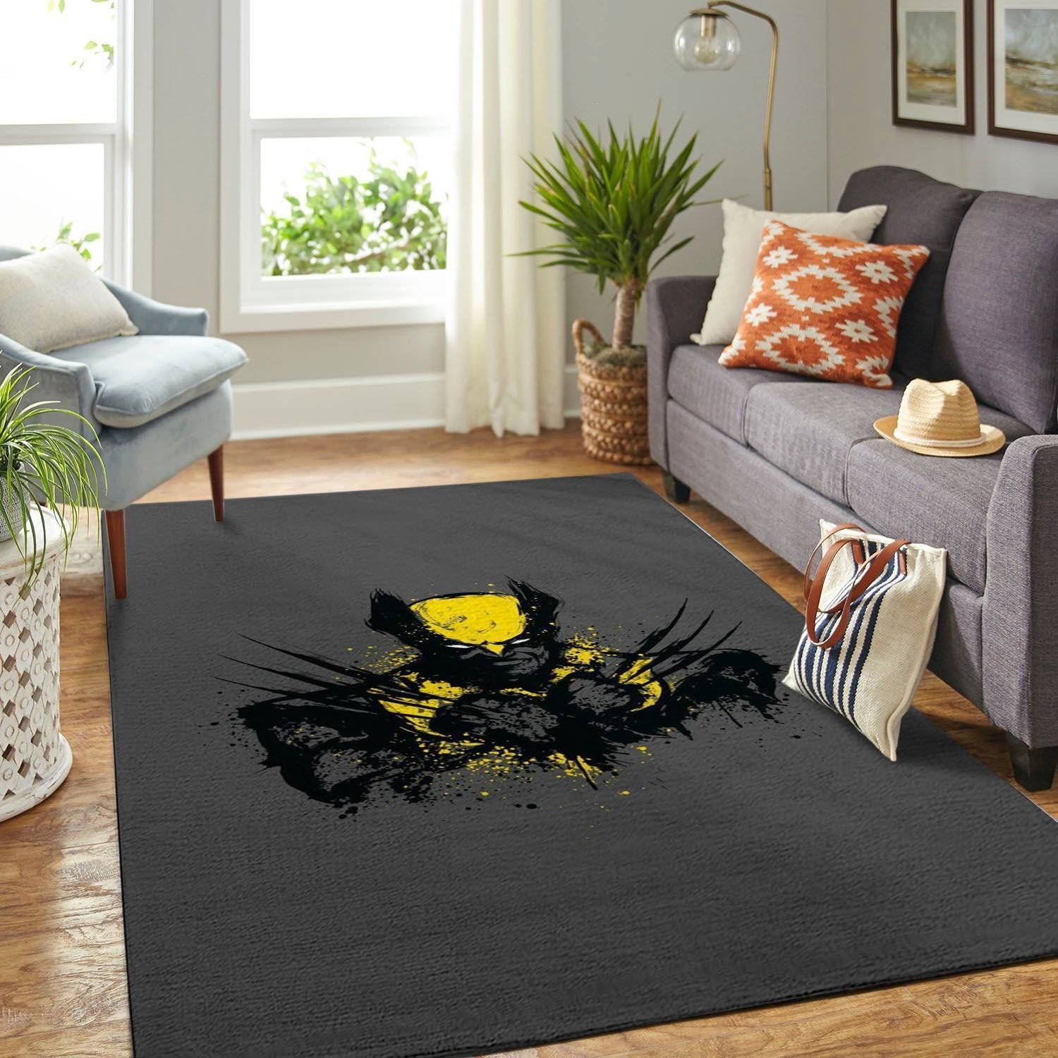 Amazon Wolverine Xmen Living Room Area Rug