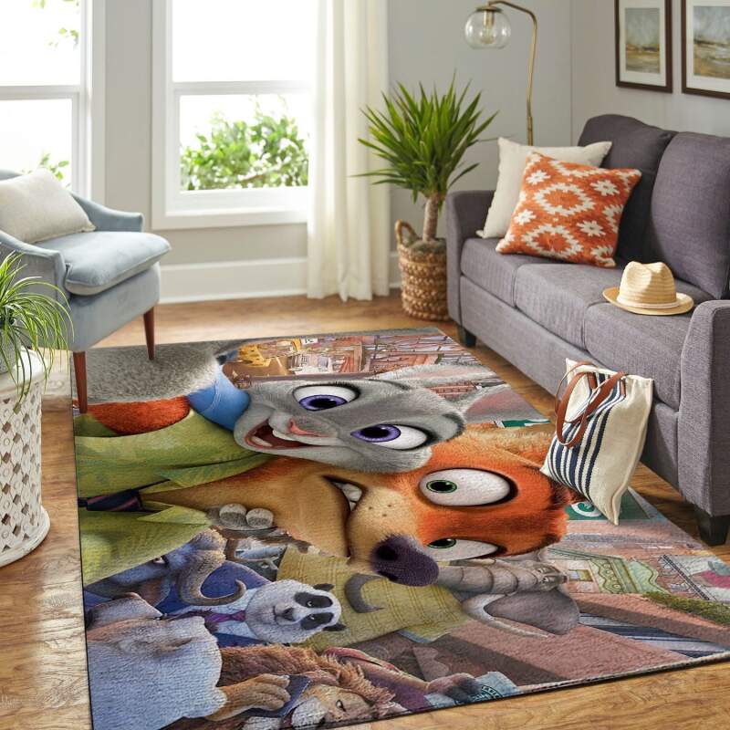Amazon Zootopia Disney Movie Living Room Area Rug