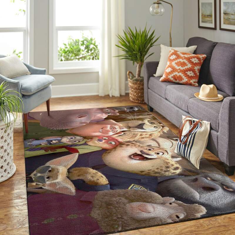 Amazon Zootopia Disney Movie Living Room Area Rug