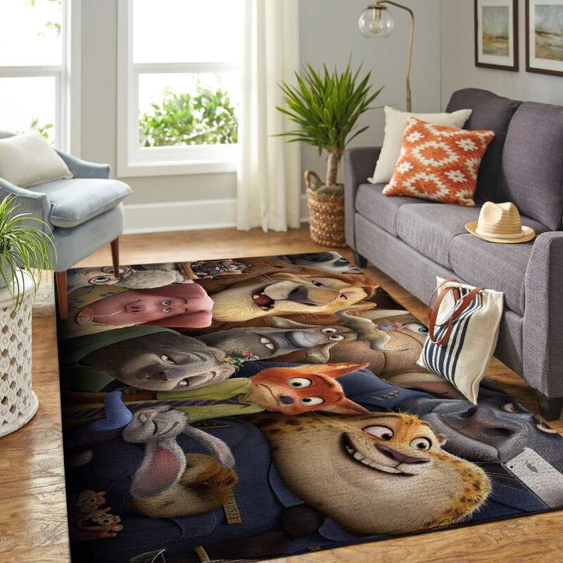 Amazon Zootopia Disney Movie Living Room Area Rug