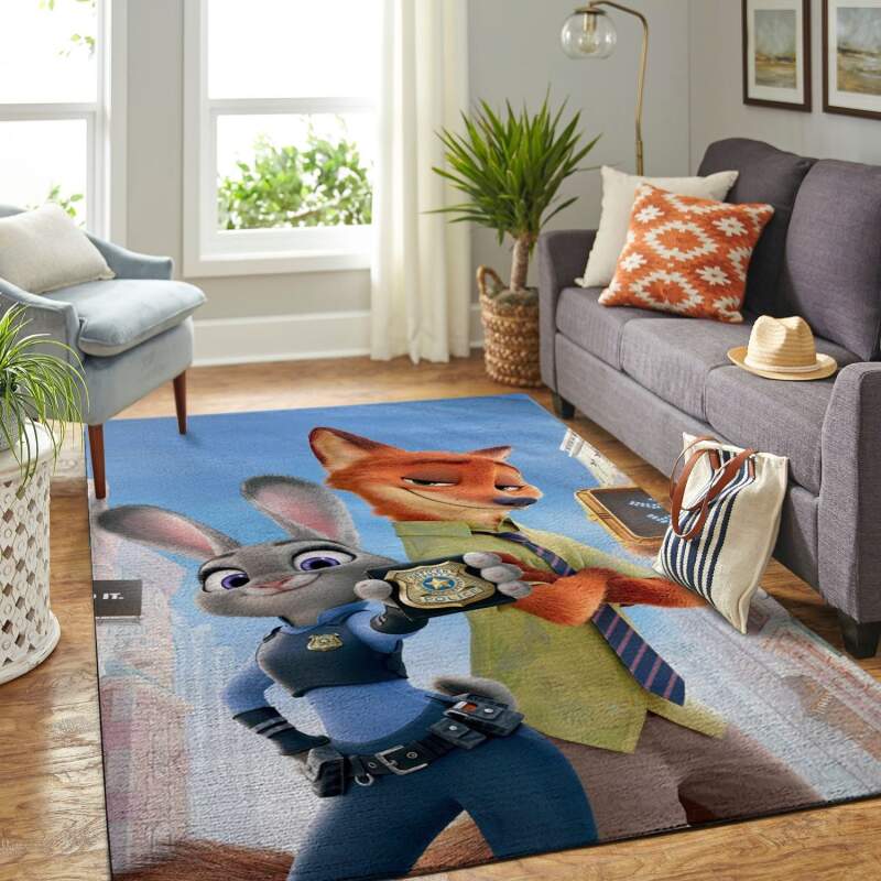 Amazon Zootopia Disney Movie Living Room Area Rug
