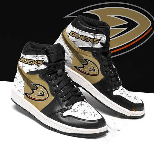 Anaheim Ducks High Top Jordan Custom Air Jordan Shoes