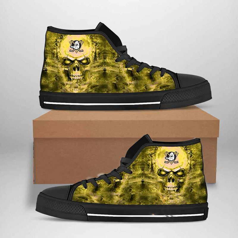 Anaheim Ducks Nhl Hockey High Top Shoes