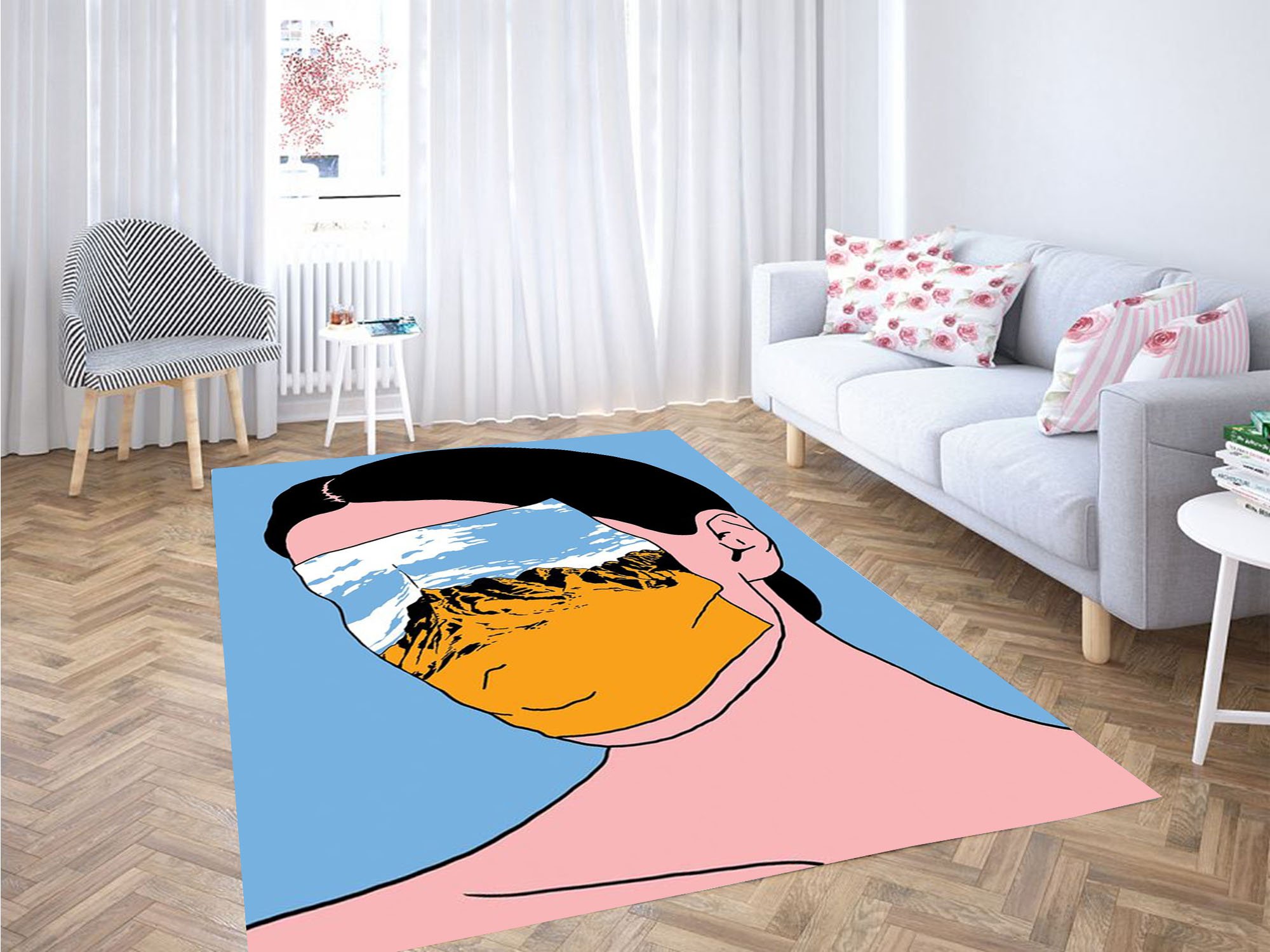 Andrey Kasay Cartoon Wallpaper Carpet Rug