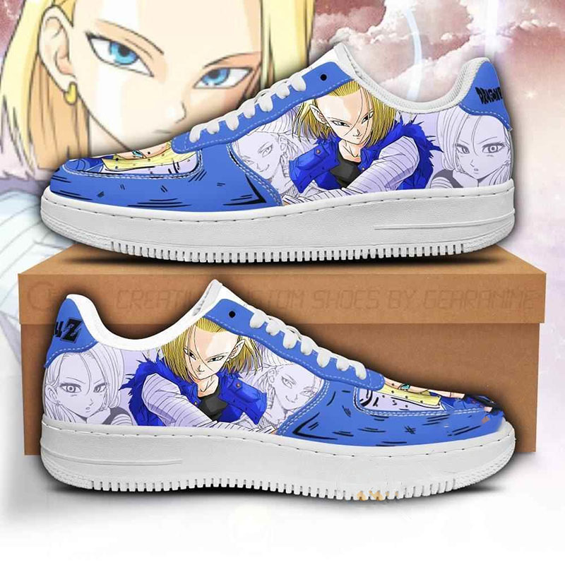 Android Custom Dragon Ball Anime Nike Air Force Shoes