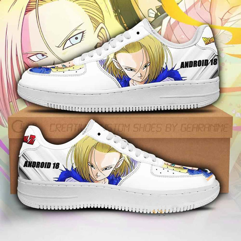 Android Custom Dragon Ball Z Anime Nike Air Force Shoes