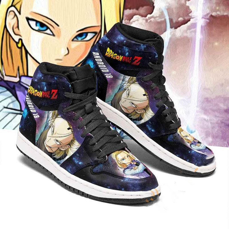Android Galaxy Dragon Ball Z Sneakers Anime Air Jordan Shoes