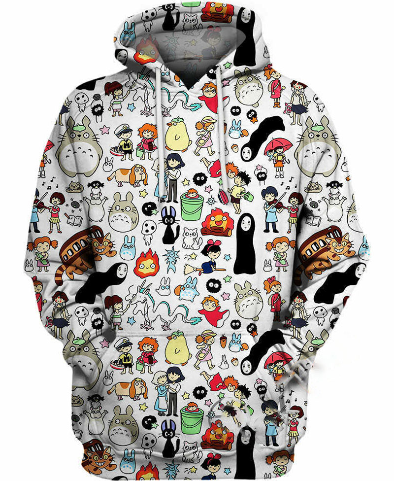 Animation World Hoodie 3D