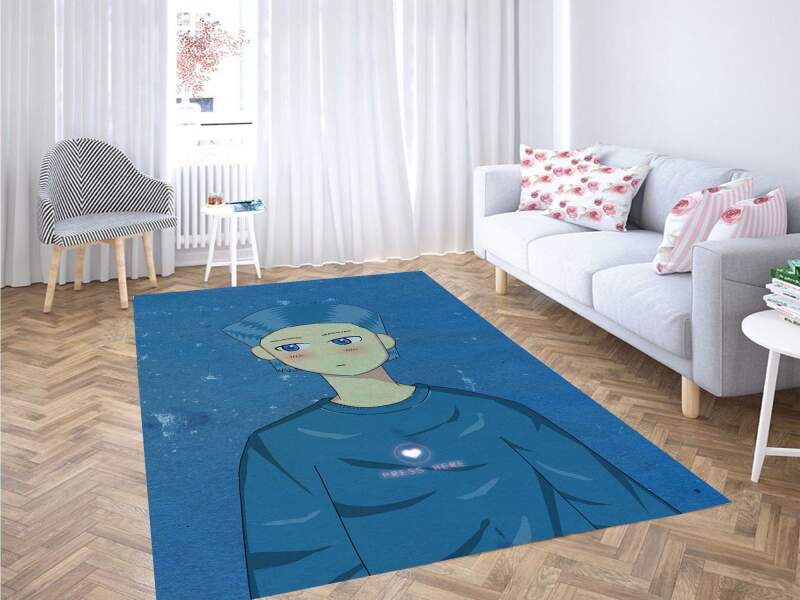 Anime Boy Cute Aesthetic Carpet Rug