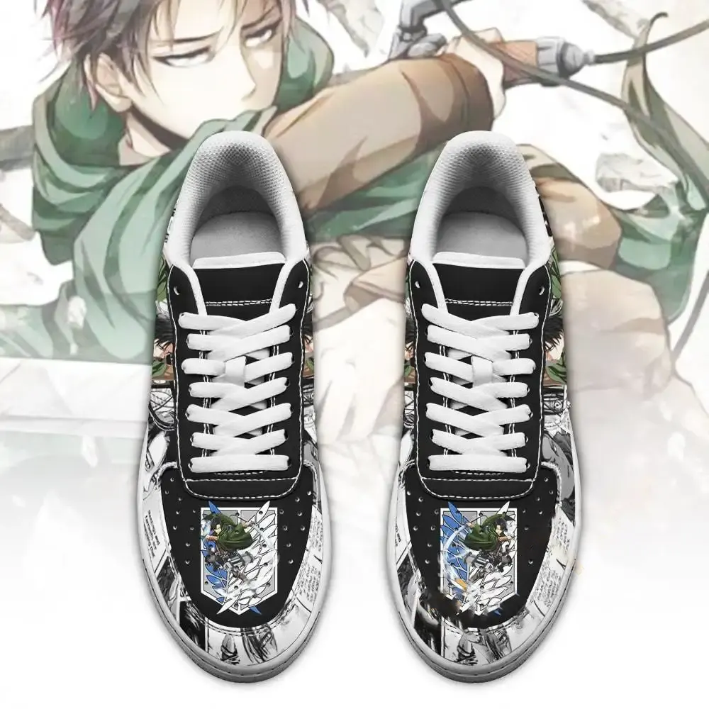 Aot Levi Attack On Titan Anime Mixed Manga Amazon Nike Air Force Shoes