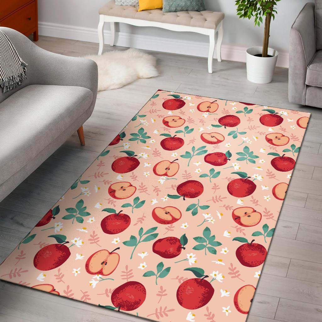 Apple Pattern Print Design Limited Edition Rug