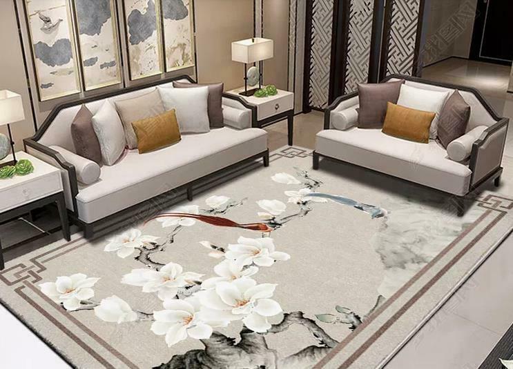 Apricot And Bird Limited Edition Rug