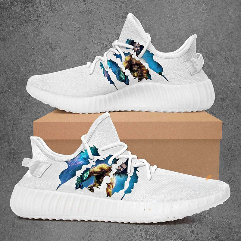 Aqua Man Marvel Dc Yeezy Boost