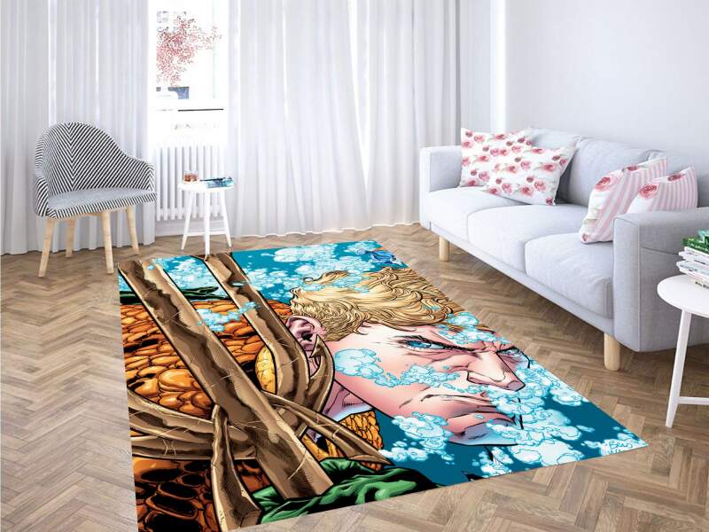 Aquaman Comic Version Dc Carpet Rug