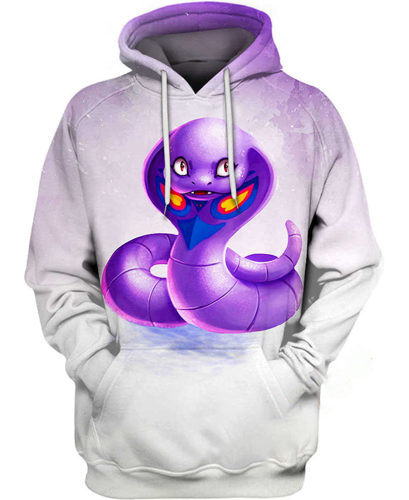 Arbok Pokemon Hoodie 3D