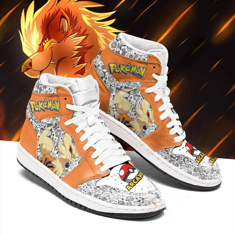 Arcanine Cute Pokemon Sneakers Air Jordan Shoes