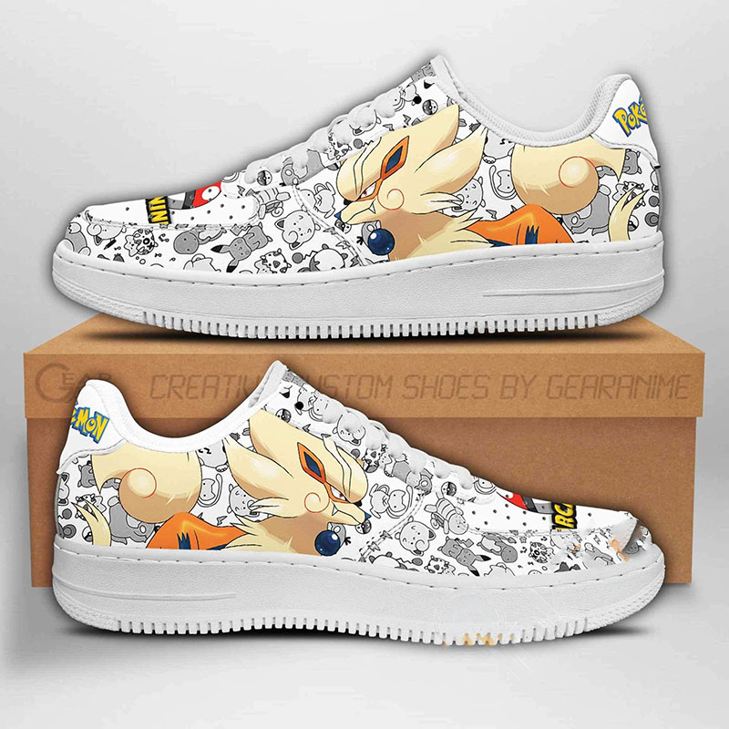 Arcanine Pokemon Nike Air Force Shoes