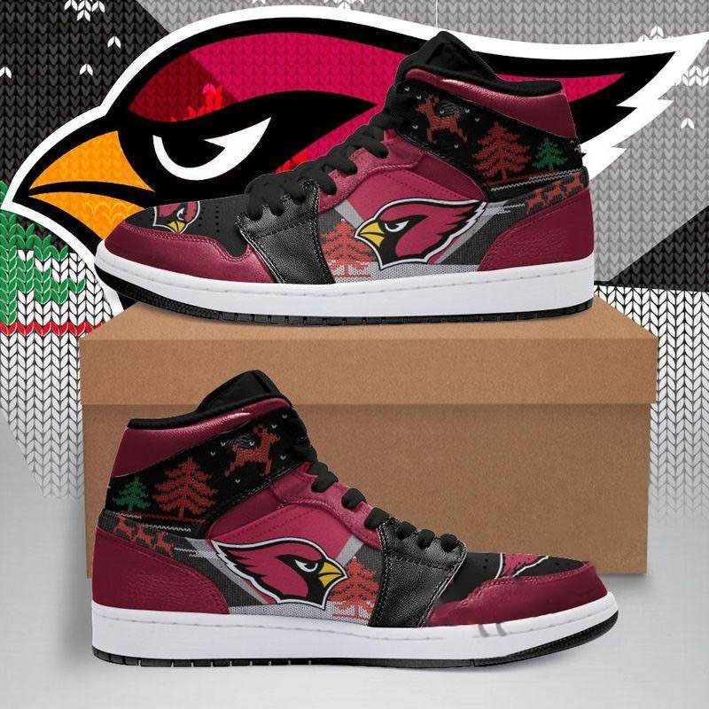 Arizona Cardinals Christmas Custom Sneaker Air Jordan Shoes