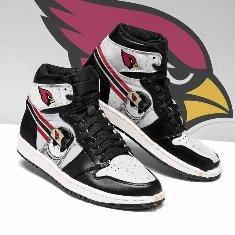 Arizona Cardinals Nfl Football Jack Skellington Custom Air Jordan Shoes