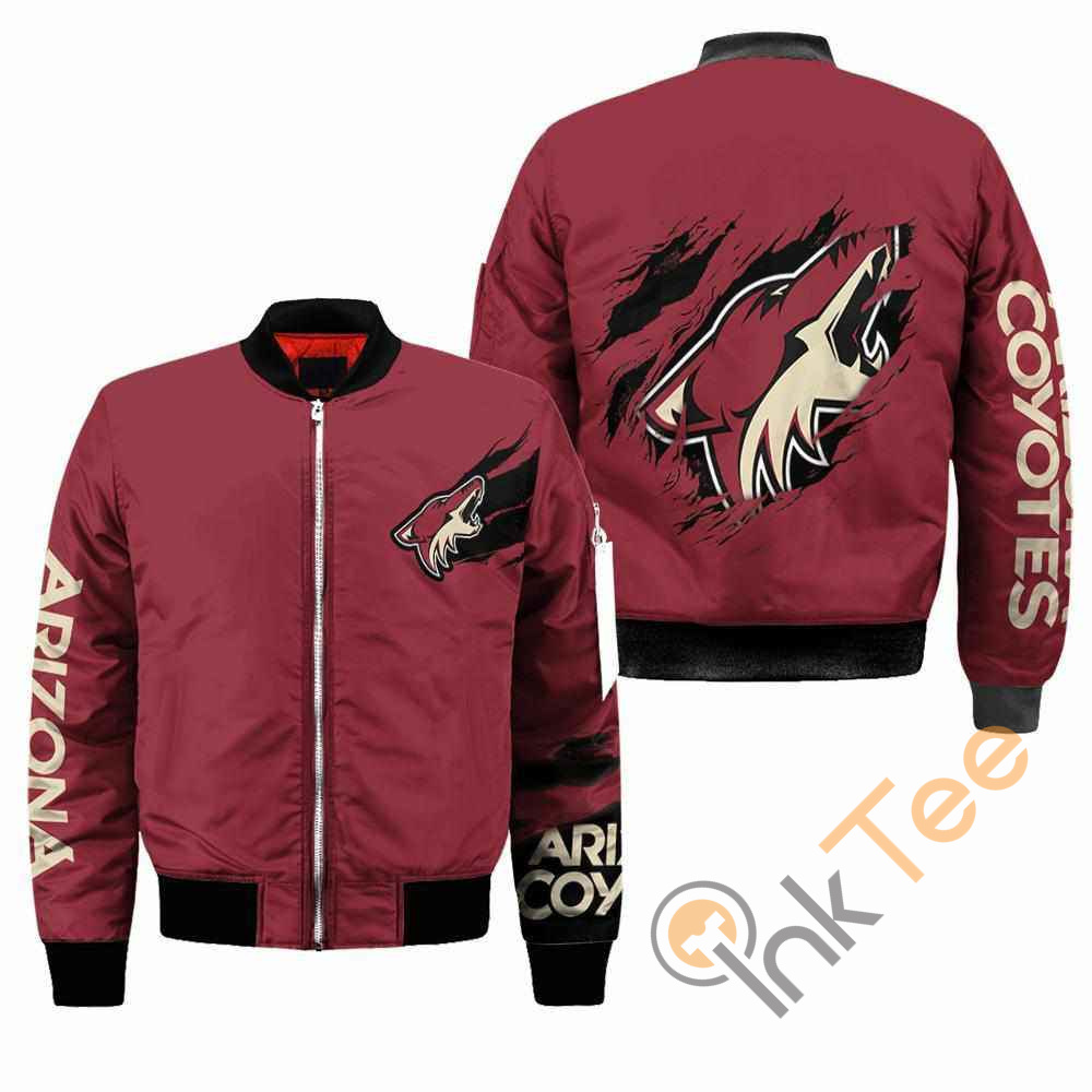 Arizona Coyotes NHL Apparel Best Christmas Gift For Fans Bomber Jacket