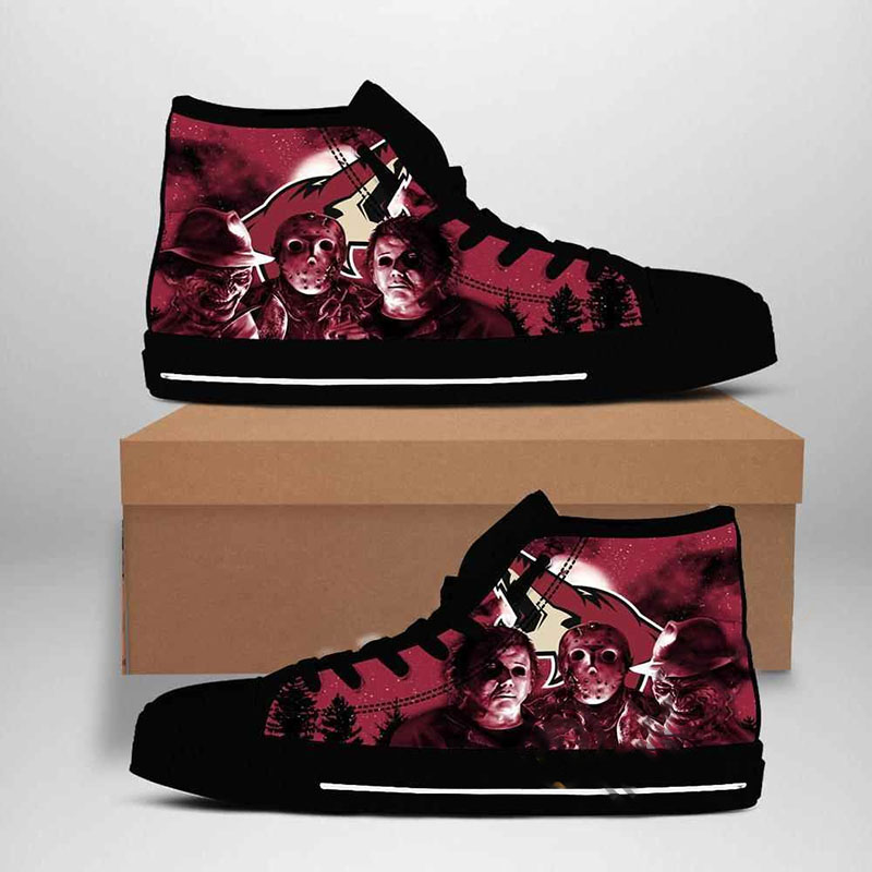 Arizona Coyotes Nhl Hockey High Top Shoes
