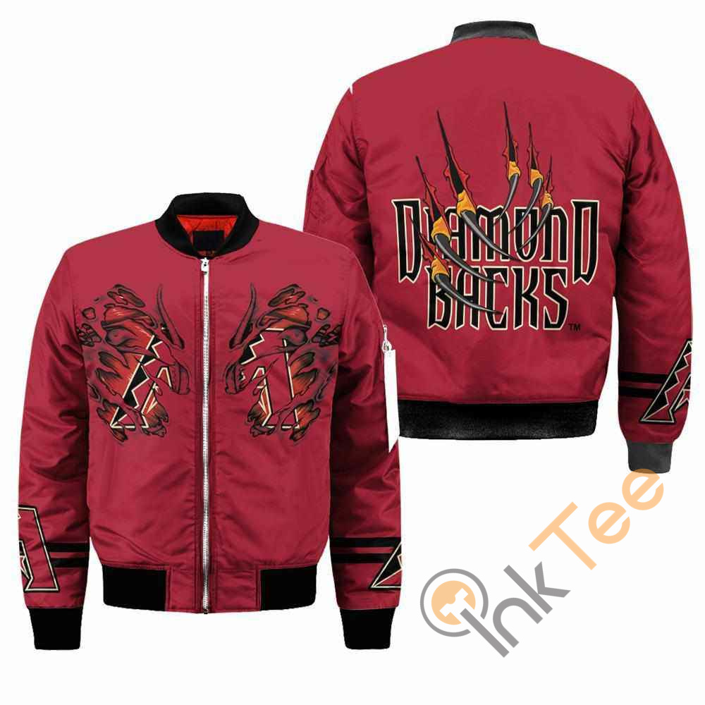 Arizona Diamondbacks MLB Claws Apparel Best Christmas Gift For Fans Bomber Jacket
