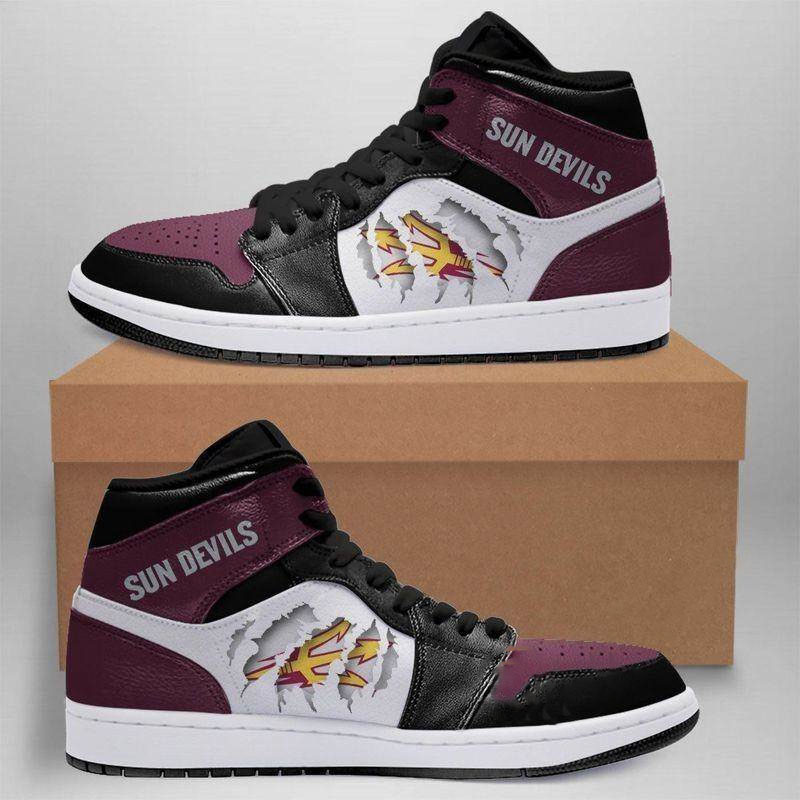 Arizona State Sun Devils Ncaa Custom Air Jordan Shoes