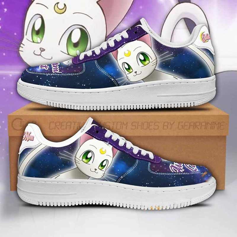 Artermis Cat Sailor Moon Anime Nike Air Force Shoes