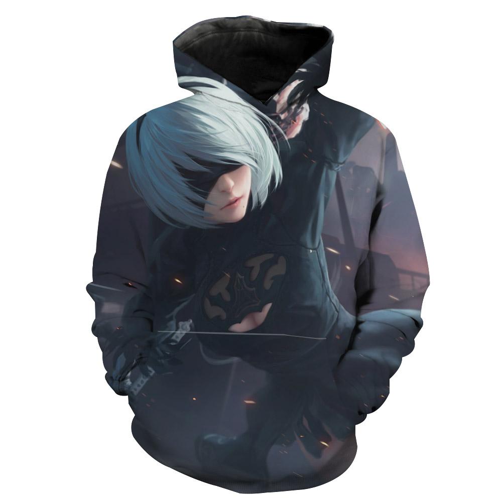 Artistic Nier Nier Video Gaming Hoodie 3D
