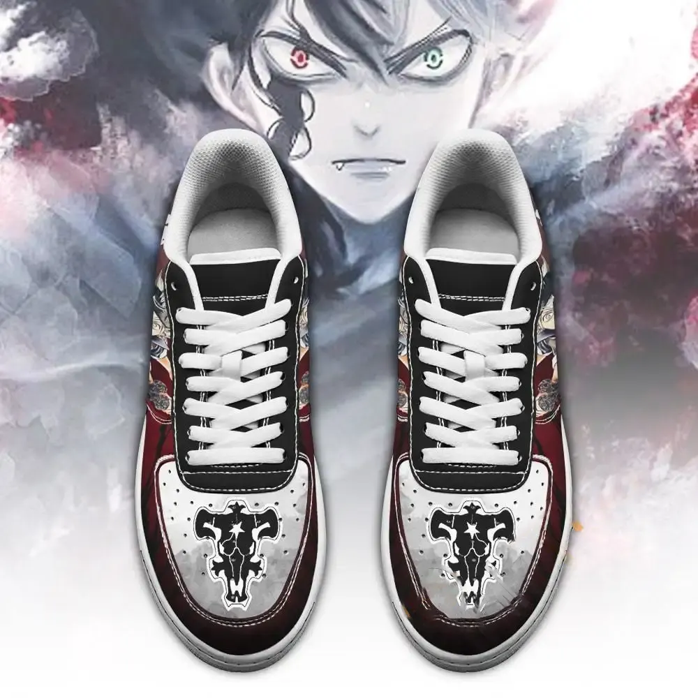 Asta Black Bull Knight Black Clover Anime Amazon Nike Air Force Shoes