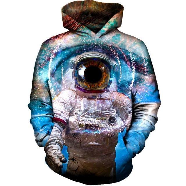 Astronaut Eye Pullover Trippys Hoodie 3D