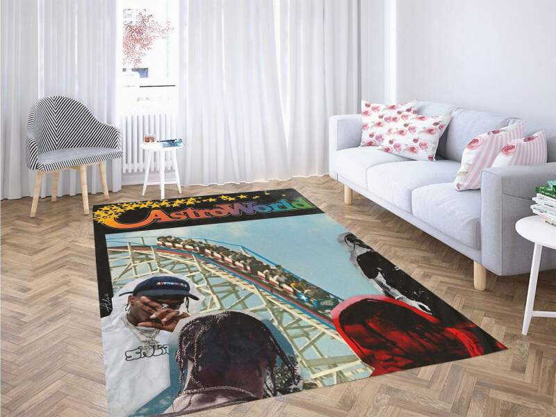 Astroworld Star Vintage Hypebeast Carpet Rug