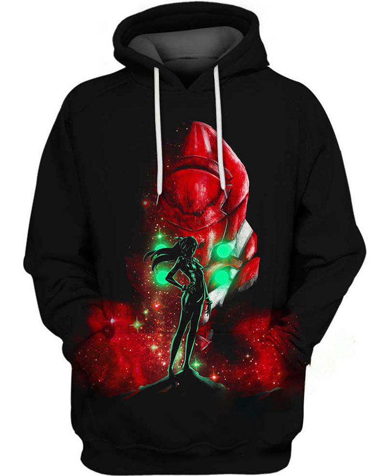 Asuka Langley Evangelion Hoodie 3D