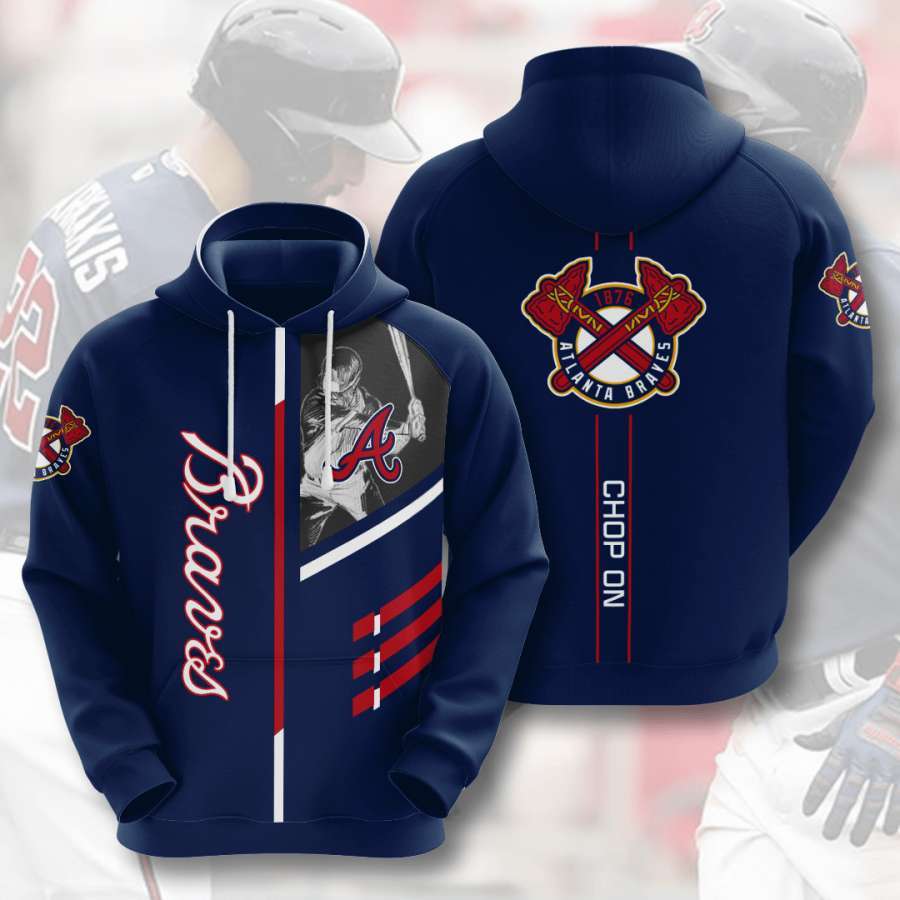 Atlanta Braves Custom Hoodie 3D