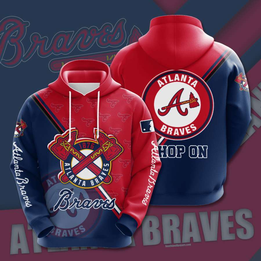 Atlanta Braves Custom Hoodie 3D