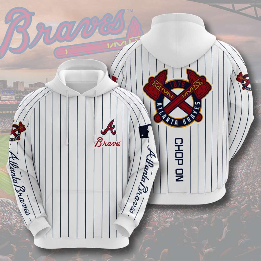 Atlanta Braves Custom Hoodie 3D