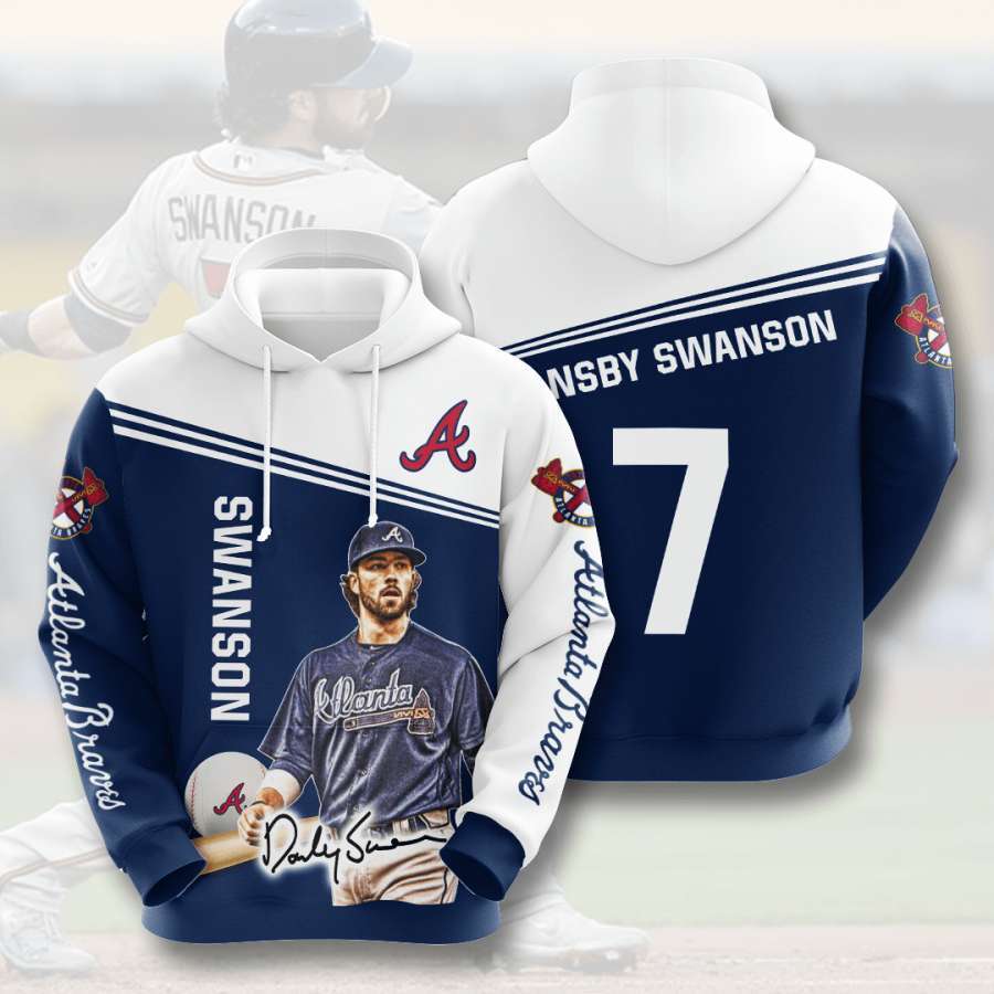 Atlanta Braves Custom Hoodie 3D