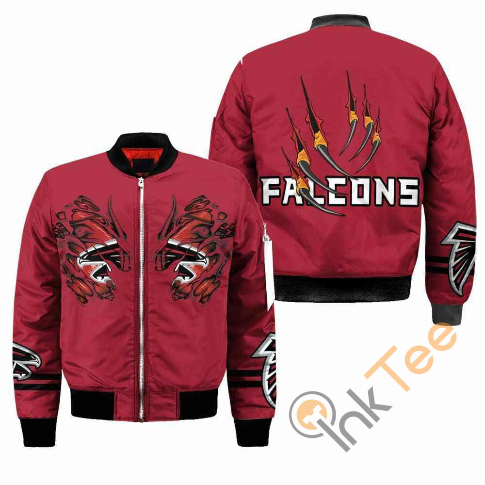 Atlanta Falcons NFL Claws Apparel Best Christmas Gift For Fans Bomber Jacket