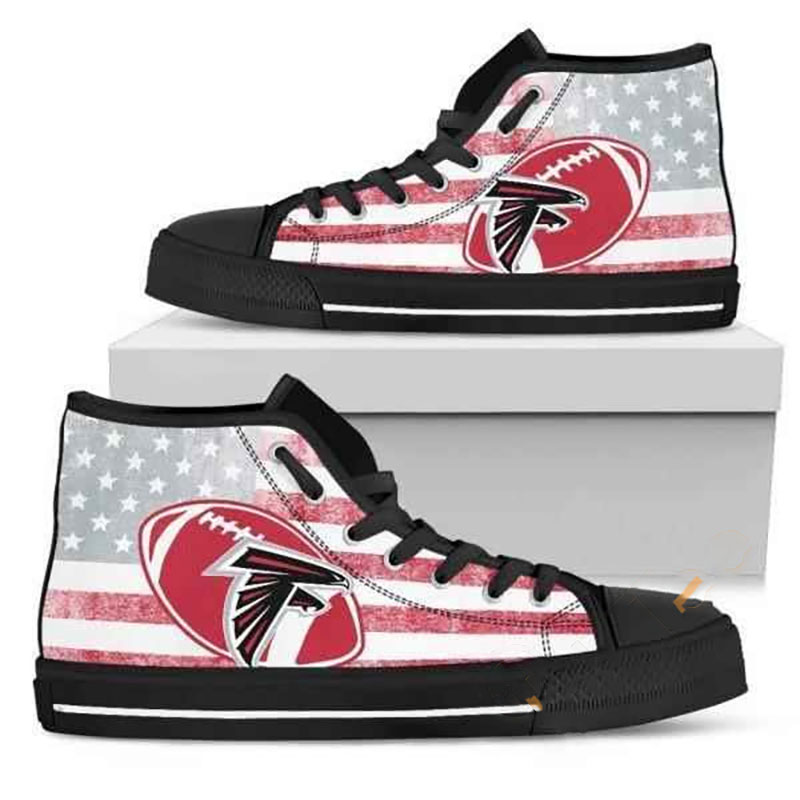 Atlanta Falcons Nfl Football High Top Shoes