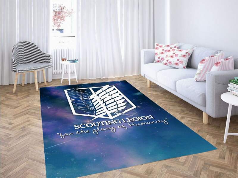 Attack On Titan Scouting Legion Carpet Rug