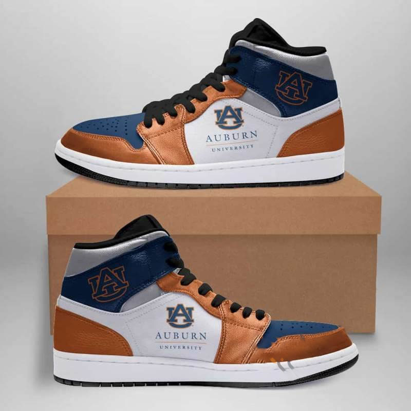 Auburn Tigers American Football Custom Air Jordan Shoes
