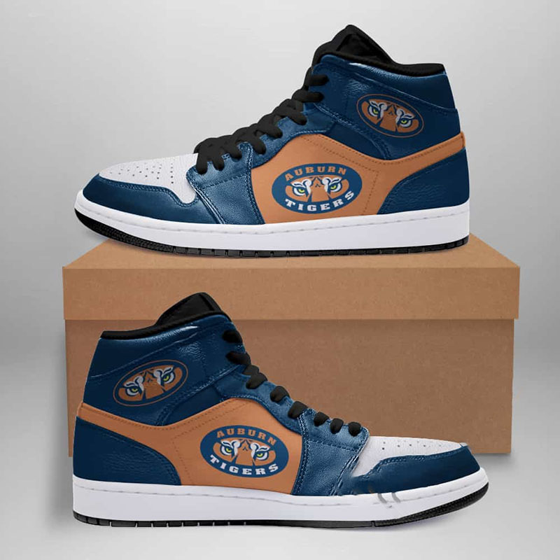 Auburn Tigers American Football Custom Air Jordan Shoes