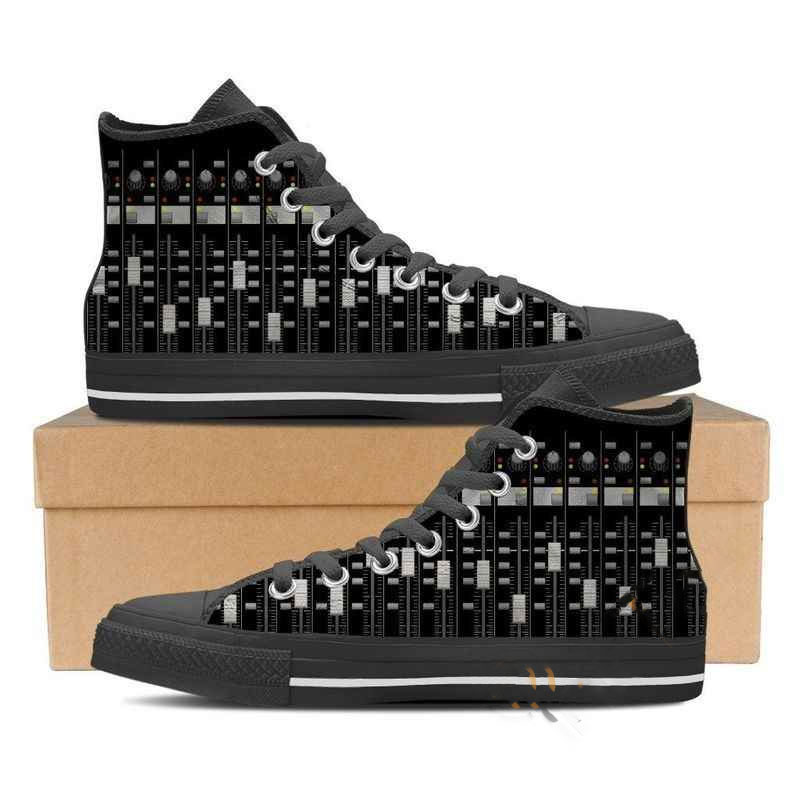 Audio Mixing Shoes High Top Shoes