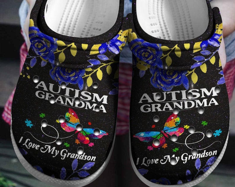 Autism Grandma Crocs Clog Shoes